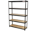 Policový regál STYLE, 5 polic, 1200 x 400 x 183...