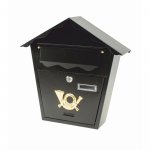 Poštovní schránka Romantic černá 360x355x100mm
