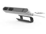 POWERCUBE - Powerbar USB bílá/šedá