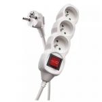 Přívod prodlužovací, 3m / 250V, 3 zásuvky s vyp...