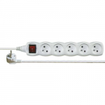 Přívod prodlužovací, 5m / 250V, 5 zásuvek s vyp...
