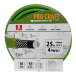 PROCRAFT Zahradní hadice 4 vrstvy, 1/2" 25 m