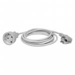 Prodlužovací kabel 3 m / 1 zásuvka / bílý / PVC...