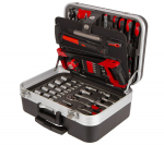 Profesionální sada nářadí v pojízdném kufru s g...