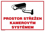 Prostor střežen kamerovým systémem 210x297mm - ...