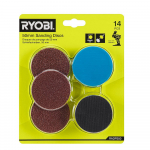 Sada brusných kotoučů Ryobi RADPS50, 50mm, 14ks