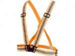 Reflexní elastický KŘÍŽ CROSS BELT, oranžový