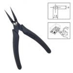 Rovné půlkulaté kleště 145 mm pro elektroniku -...