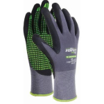 Rukavice nylonové NITRILE FLEX DOTS, STALCO PER...