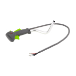 Rukojeť plynu křovinořezu s aretací rychlosti P...