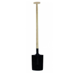 Rýč hranatý černý s násadou T 90 cm
