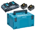 sada Li-ion LXT 18V 2xBL1850B+DC18RD+Makpac