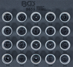 Sada klíčů na bezpečnostní šrouby kol v pěnové ...