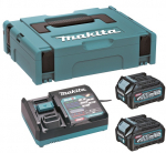 sada Li-ion XGT 40V 2xBL4025+DC40RA+Makpac