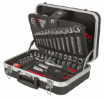 Sada nářadí v kufru s golou 1/2" a 1/4&quo...