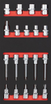 Sada nástavců 1/2" Torx 19ks "S"...