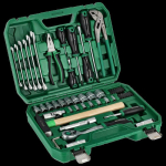 Sada nástrčných klíčů 1/2”+1/4” 55-dílná sada r...