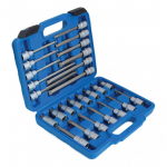 Sada hlavic s bity, XZN, 1/2", M5 - M16, 2...