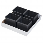 Sada organizérů 145x115x100 mm pro PROFI Qbrick...