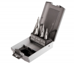 Sada stupňovitých vrtáků, HSS, 3 ks - VSSV3P