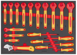 Sada VDE šroubováků a klíčů v pěnové výplni, 20...