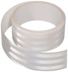 Samolepící páska reflexní 5m x 5cm bílá (role 5m)