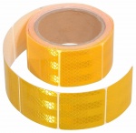 Samolepící páska reflexní dělená 5m x 5cm žlutá...