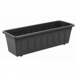 Samozavlažovací truhlík Garden Flor 80cm antracit