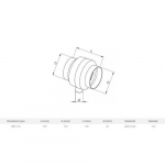 Sběrač s odvodem kondenzátu SBK, Ø 125 mm 0671