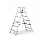 Schůdky oboustranné Drabest, 125kg, 2x6 stupňů