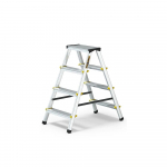 Schůdky oboustranné Drabest, 150kg, 2x4 stupně