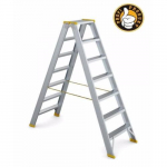 Schůdky Al, 2 x 8 příček, nosnost 150 kg, obous...