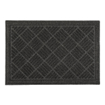 Šedá textilní gumová čistící venkovní vstupní r...