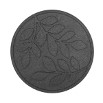 Šedý gumový zahradní nášlap FLOMA Leaves - 45 x...