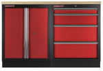 Sestava kvalitních PROFI RED dílenských skříněk...