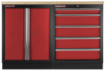 Sestava kvalitních PROFI RED dílenských skříněk...