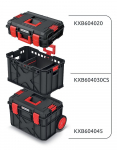 Set kufrů na nářadí a organizéru X BLOCK PRO 54...