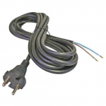 Šňůra flexo gumová, 2 x 1,50 mm², H05RR-F, 3 m