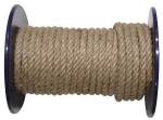 Šňůra stáčená přírodní 6mm (plastová cívka/100m)