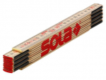 SOLA - H 2/10 - dřevěný skládací metr 2m
