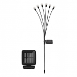Solární lampa Firefly, 6xLED, nerez/plast, 72cm