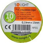 SOLIGHT - izolační páska 0,13mm 15mm/10m - žlut...