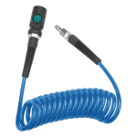 Spirálová PU hadice 3 m, ø 5/8 mm, 10 bar s ryc...