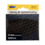 Spony do sponkovačky 14x0,75x11,2mm - 1000 ks