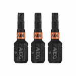 Šroubovací bit HEX3 25mm AEG, sada 3ks