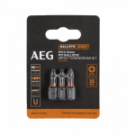 Šroubovací bit PZ1 25mm AEG, sada 3ks