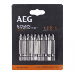 Šroubovací bit PZ1 50mm AEG, sada 10ks