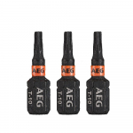 Šroubovací bit TX10 25mm AEG, sada 3ks