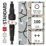 Standard LED spojovací vánoční řetěz, 10 m, ven...