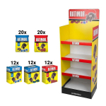 Stojan kartonový,  s produkty RATIMOR